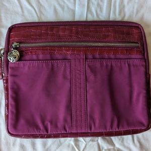 Brighton iPad Tablet Case in Fuschia Fabric